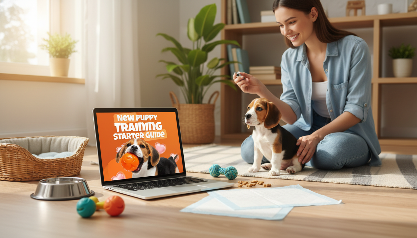 4-Week Puppy Training Plan: Potty, Commands & Socialization